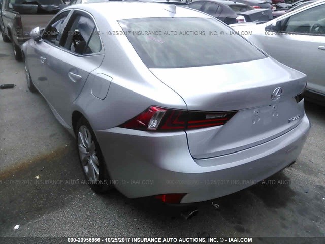 JTHBA1D24G5002613 - 2016 LEXUS IS 200T GRAY photo 3