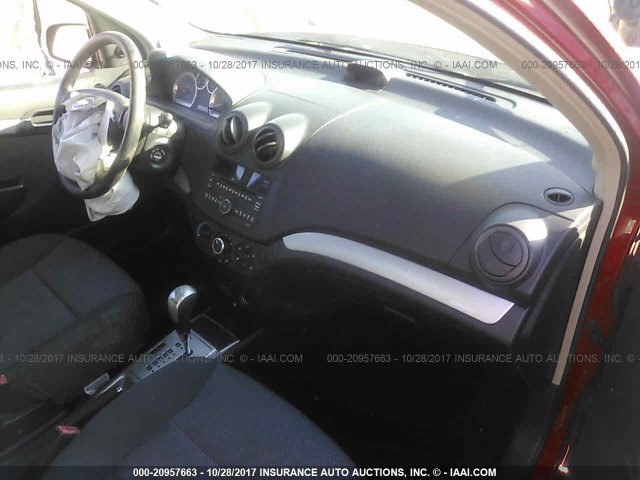 KL1TD5DE1BB166949 - 2011 CHEVROLET AVEO LS/LT 红色 照片 5
