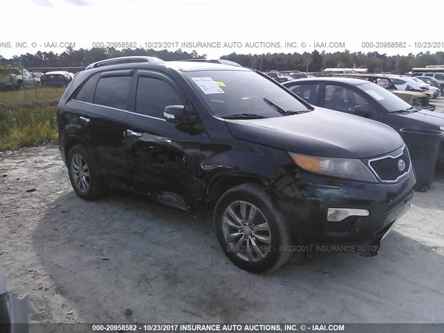 5XYKWDA2XCG230397 - 2012 KIA SORENTO SX BLACK photo 1