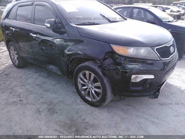 5XYKWDA2XCG230397 - 2012 KIA SORENTO SX BLACK photo 6