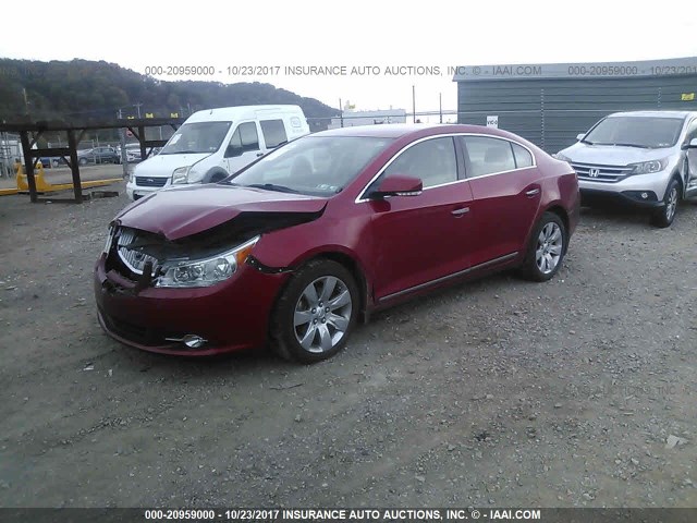 1G4GE5E39CF312153 - 2012 BUICK LACROSSE PREMIUM RED photo 2