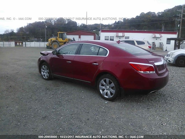 1G4GE5E39CF312153 - 2012 BUICK LACROSSE PREMIUM RED photo 3