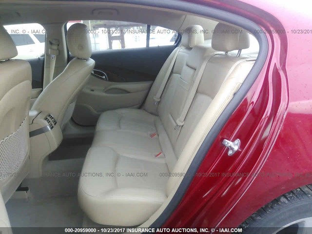 1G4GE5E39CF312153 - 2012 BUICK LACROSSE PREMIUM RED photo 8