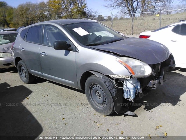 JN8AS5MV9CW383332 - 2012 NISSAN ROGUE S/SV GRAY photo 1