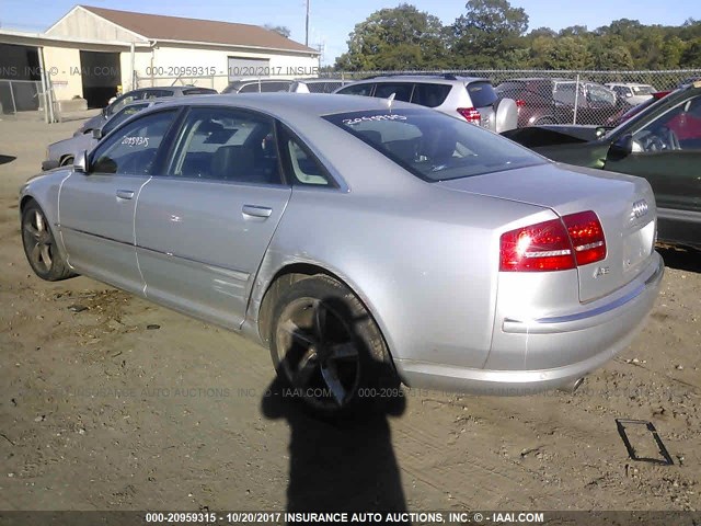 WAUMV94E19N012300 - 2009 AUDI A8 L QUATTRO SILVER photo 3