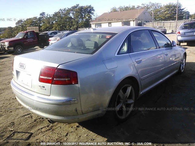 WAUMV94E19N012300 - 2009 AUDI A8 L QUATTRO SILVER photo 4