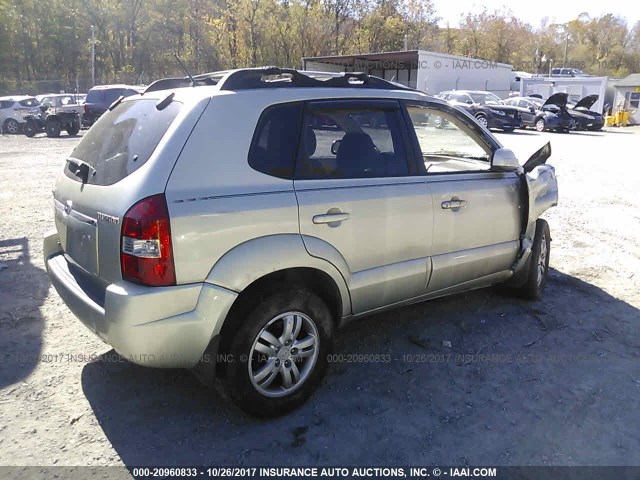 KM8JN72D36U257438 - 2006 HYUNDAI TUCSON GLS/LIMITED 金色 照片 4