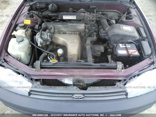 4T1SK11E5NU096528 - 1992 TOYOTA CAMRY DLX 栗色 照片 10