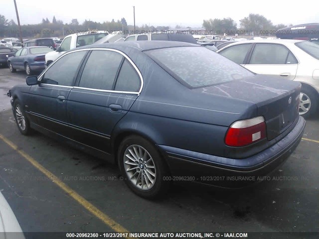 WBADN63403GN89158 - 2003 BMW 540 I AUTOMATIC أزرق صورة 3
