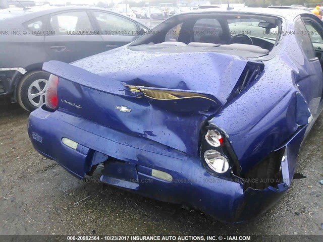 2G1WW12E859166733 - 2005 CHEVROLET MONTE CARLO LS BLUE photo 6