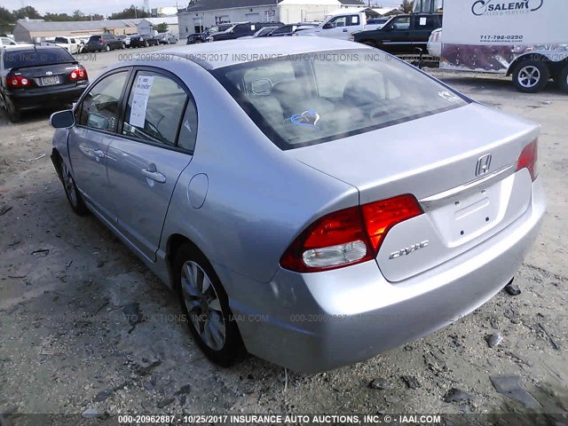 2HGFA1F93AH515141 - 2010 HONDA CIVIC EXL SILVER photo 3