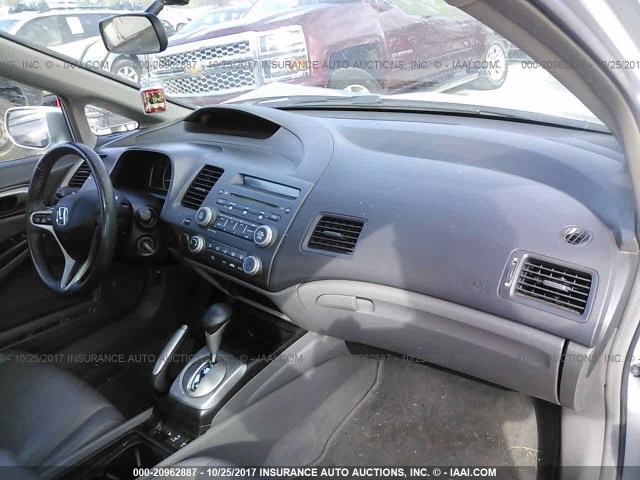 2HGFA1F93AH515141 - 2010 HONDA CIVIC EXL SILVER photo 5