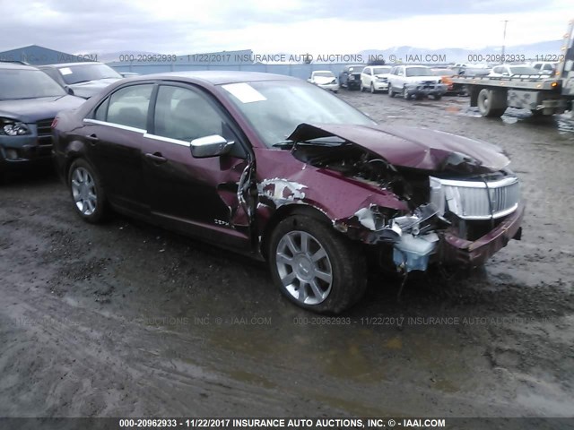 3LNHM26186R635037 - 2006 LINCOLN ZEPHYR MAROON photo 1