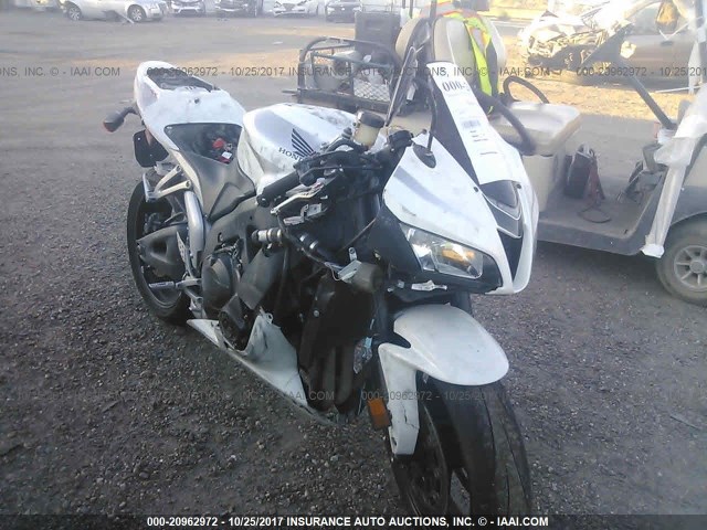 JH2PC40097M003163 - 2007 HONDA CBR600 RR WHITE photo 1