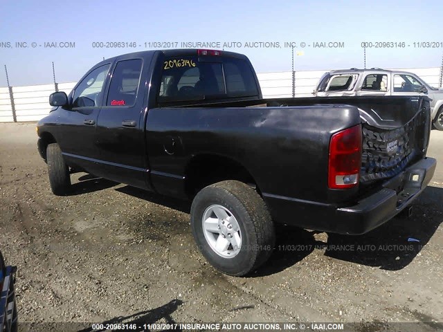 1D7HU18Z12J146068 - 2002 DODGE RAM 1500 BLACK photo 3