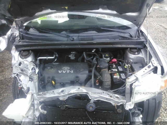 JTLKT324764056475 - 2006 TOYOTA SCION XB ნაცრისფერი ფოტო 10