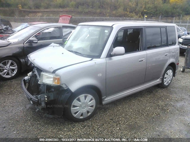 JTLKT324764056475 - 2006 TOYOTA SCION XB ნაცრისფერი ფოტო 2
