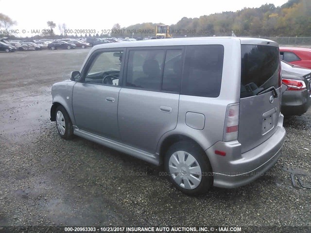 JTLKT324764056475 - 2006 TOYOTA SCION XB ნაცრისფერი ფოტო 3