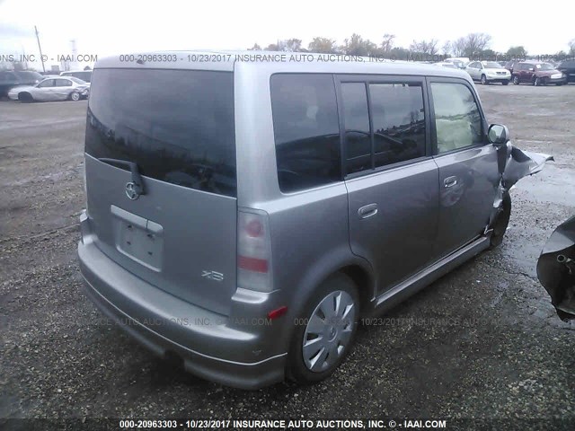 JTLKT324764056475 - 2006 TOYOTA SCION XB ნაცრისფერი ფოტო 4