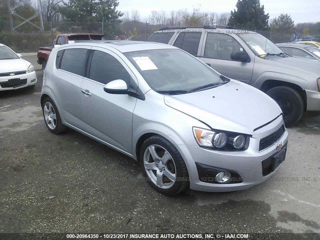 1G1JE6SH5C4127344 - 2012 CHEVROLET SONIC LTZ SILVER photo 1