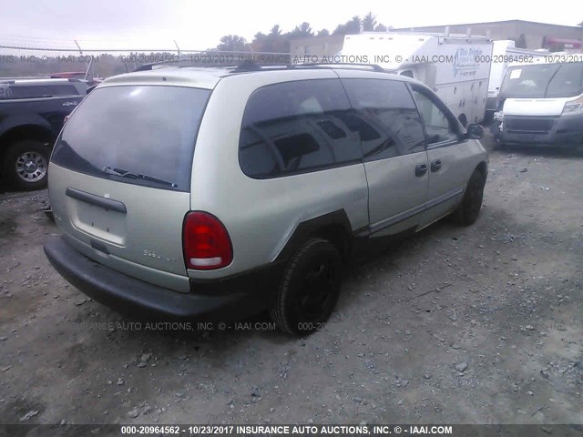 2B4GP24R2YR696213 - 2000 DODGE GRAND CARAVAN  GRAY photo 4