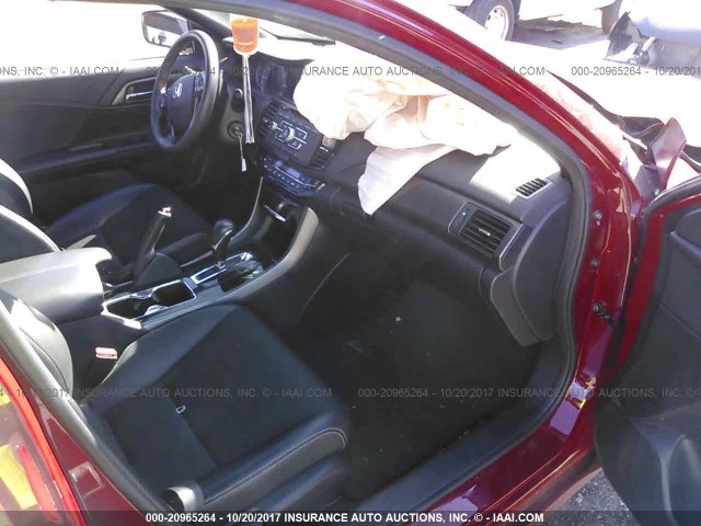 1HGCR2F57GA035903 - 2016 HONDA ACCORD SPORT RED photo 5