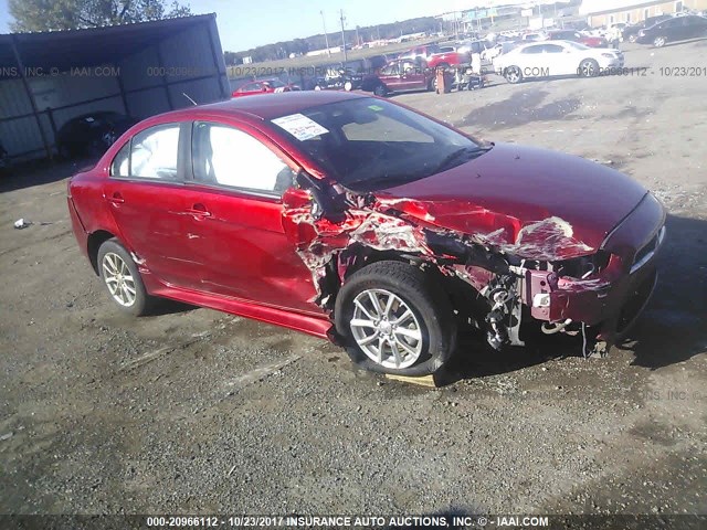 JA32U2FU4FU018374 - 2015 MITSUBISHI LANCER ES RED photo 1