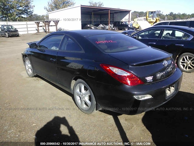 4T1CA30P48U148788 - 2008 TOYOTA CAMRY SOLARA SE/SLE/SPORT BLACK photo 3