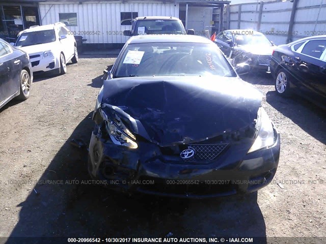 4T1CA30P48U148788 - 2008 TOYOTA CAMRY SOLARA SE/SLE/SPORT BLACK photo 6