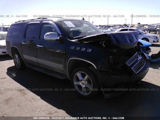 1GNFC26J19J108137 - 2009 CHEVROLET SUBURBAN C1500 LT BLACK photo 1