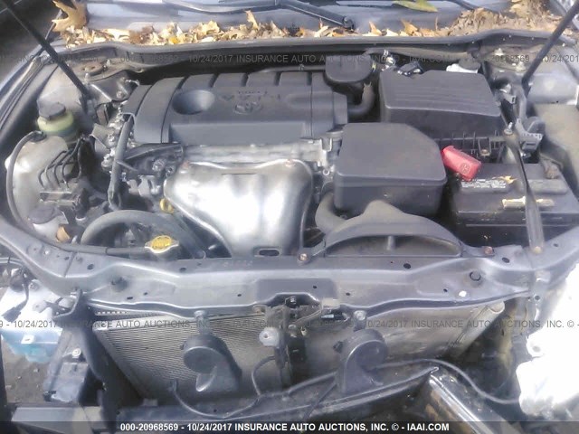 4T4BF3EK5BR123177 - 2011 TOYOTA CAMRY SE/LE/XLE ნაცრისფერი ფოტო 10