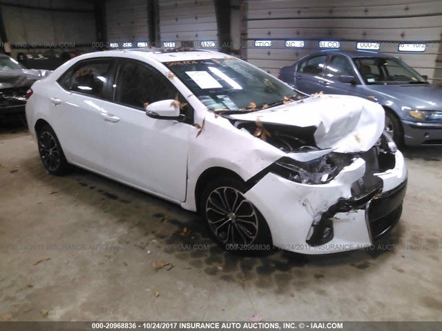 2T1BURHE1FC461188 - 2015 TOYOTA COROLLA L/LE/LE PLS/PRM/S/S PLS WHITE photo 1