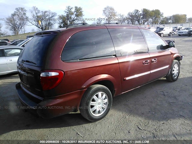 2A4GP54L77R138298 - 2007 CHRYSLER TOWN & COUNTRY TOURING PURPLE photo 4