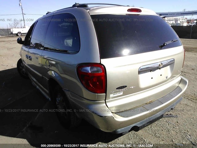 2C4GP54L55R233333 - 2005 CHRYSLER TOWN & COUNTRY TOURING BEIGE photo 3