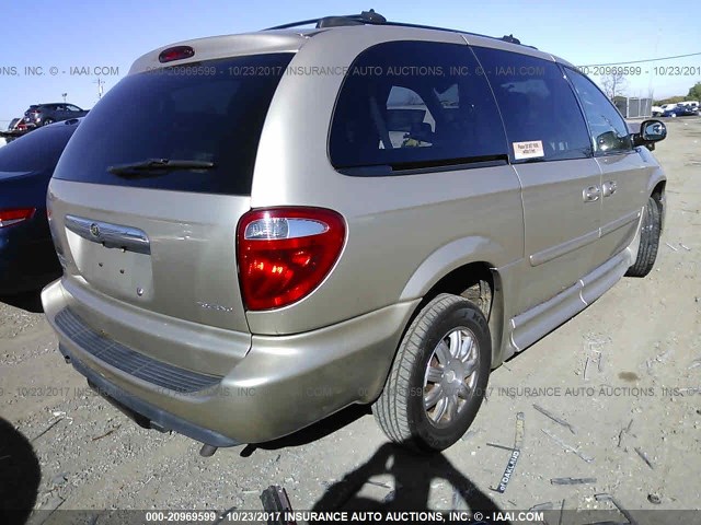 2C4GP54L55R233333 - 2005 CHRYSLER TOWN & COUNTRY TOURING BEIGE photo 4