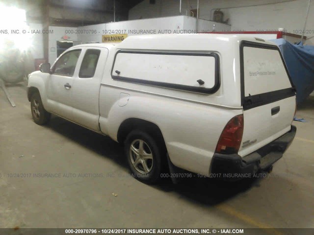5TFTX4CN2FX050907 - 2015 TOYOTA TACOMA ACCESS CAB Weiß Foto 3