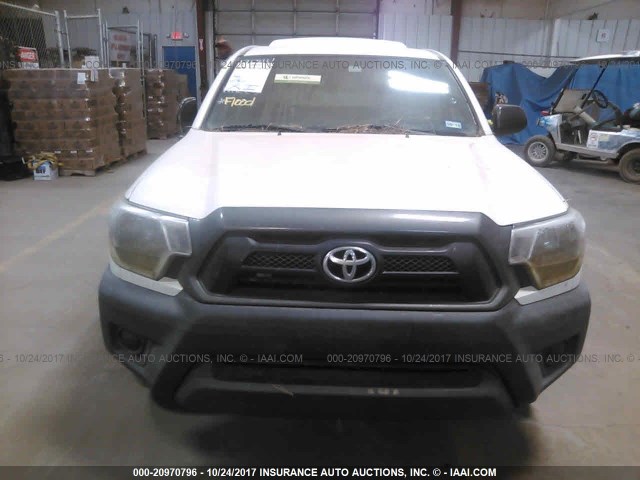 5TFTX4CN2FX050907 - 2015 TOYOTA TACOMA ACCESS CAB Weiß Foto 6