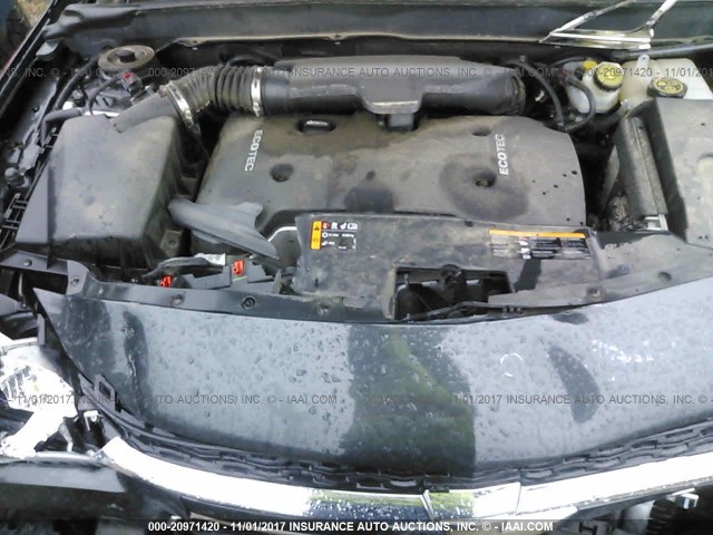 1G11C5SLXEF131353 - 2014 CHEVROLET MALIBU 1LT GRAY photo 10