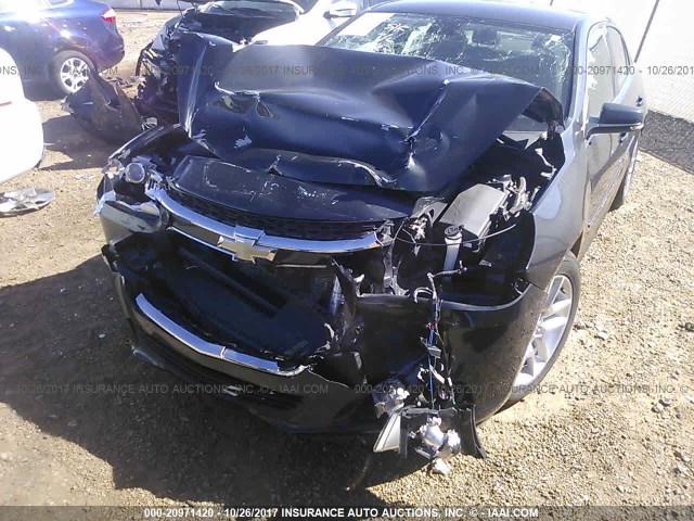 1G11C5SLXEF131353 - 2014 CHEVROLET MALIBU 1LT GRAY photo 6