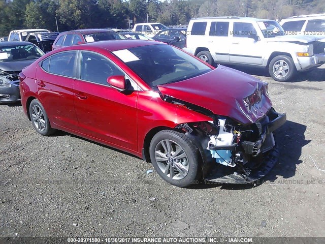 5NPD84LF3HH169901 - 2017 HYUNDAI ELANTRA SE/VALUE/LIMITED RED photo 1