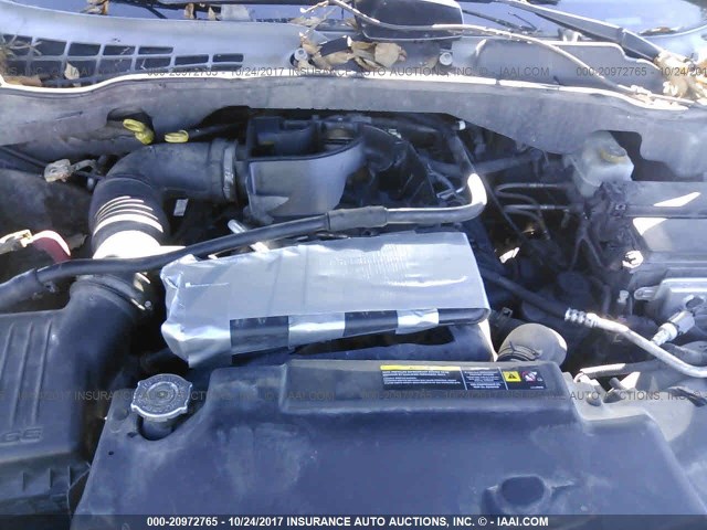 1D4HB38N45F610540 - 2005 DODGE DURANGO ST BLUE photo 10