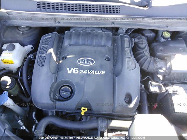 KNAFG526377084009 - 2007 KIA RONDO LX/EX BLUE photo 10