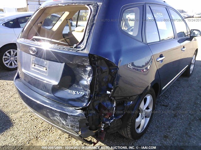 KNAFG526377084009 - 2007 KIA RONDO LX/EX BLUE photo 6