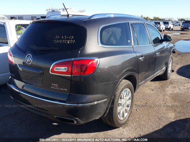 5GAKRCKD4FJ298556 - 2015 BUICK ENCLAVE GRAY photo 4