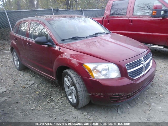 1B3CB4HA7AD607861 - 2010 DODGE CALIBER SXT RED photo 1