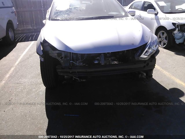 3N1AB7AP5HY341224 - 2017 NISSAN SENTRA S/SV/SR/SL SILVER photo 6