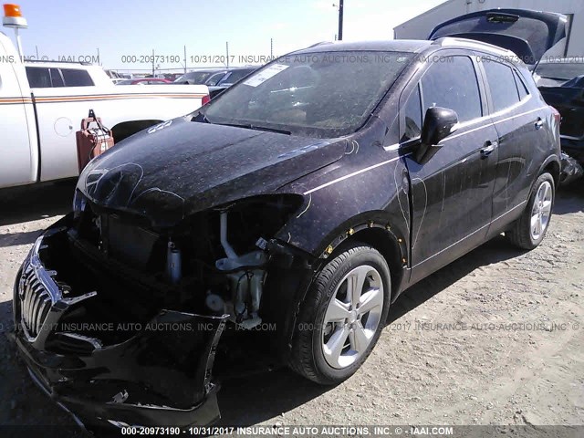 KL4CJCSB2FB085313 - 2015 BUICK ENCORE Champagne photo 2