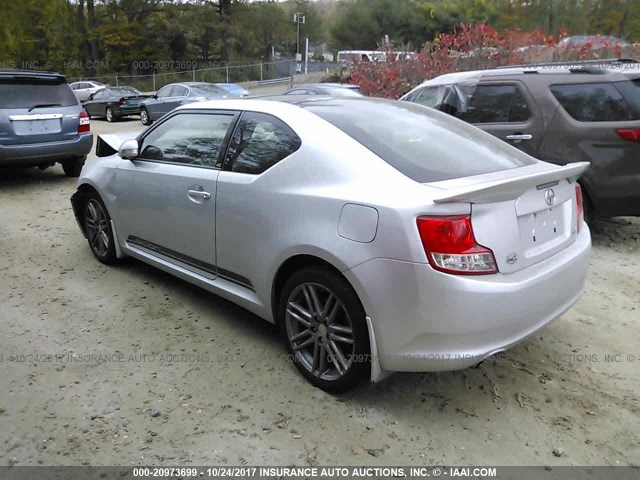JTKJF5C70B3008375 - 2011 TOYOTA SCION TC 银色 照片 3