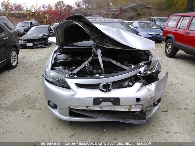 JTKJF5C70B3008375 - 2011 TOYOTA SCION TC 银色 照片 6