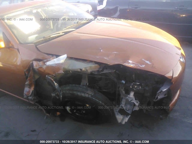 JN1AZ34E13T006493 - 2003 NISSAN 350Z COUPE ORANGE photo 6